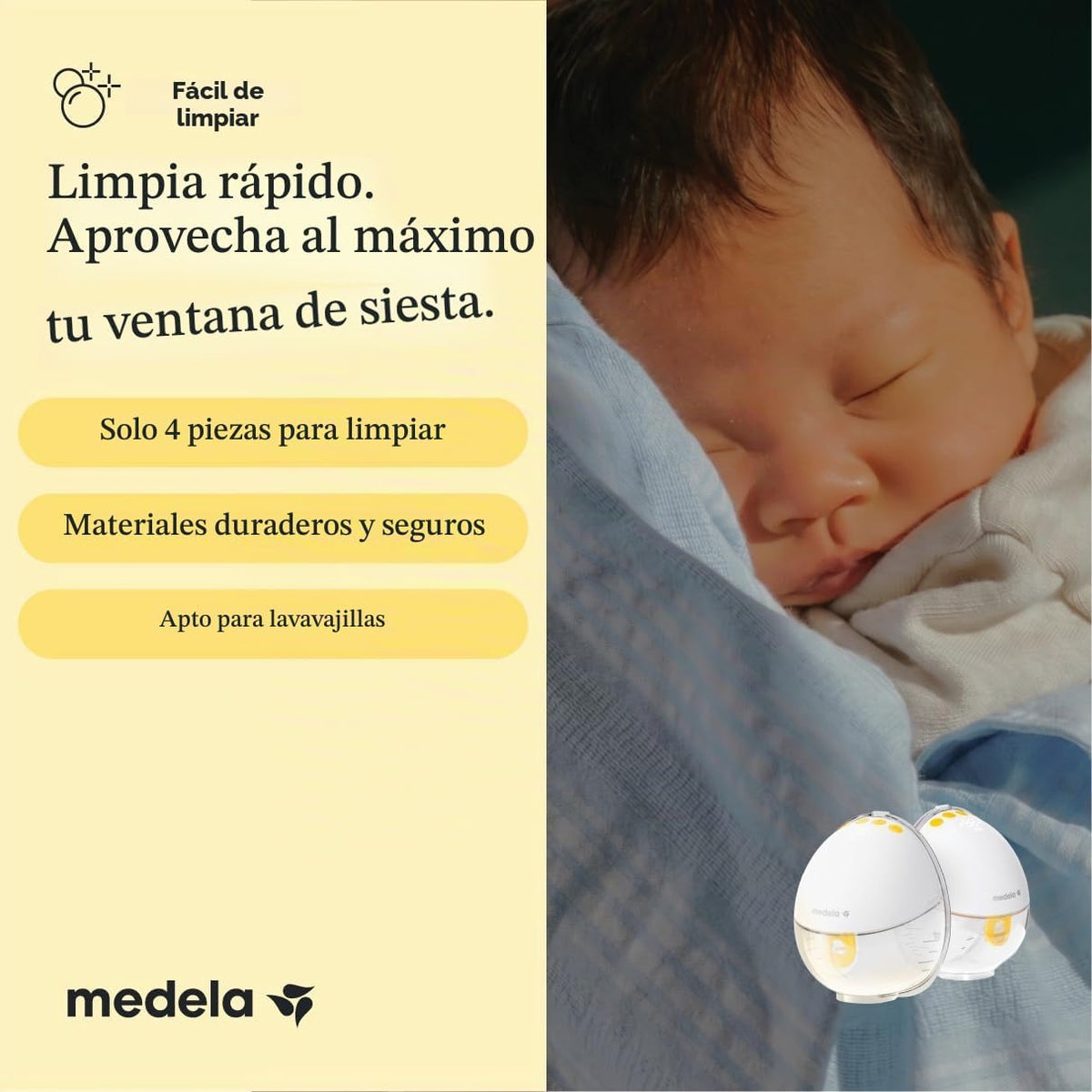 Medela Motion InBra - Extractor de leche eléctrico manos libres | T...