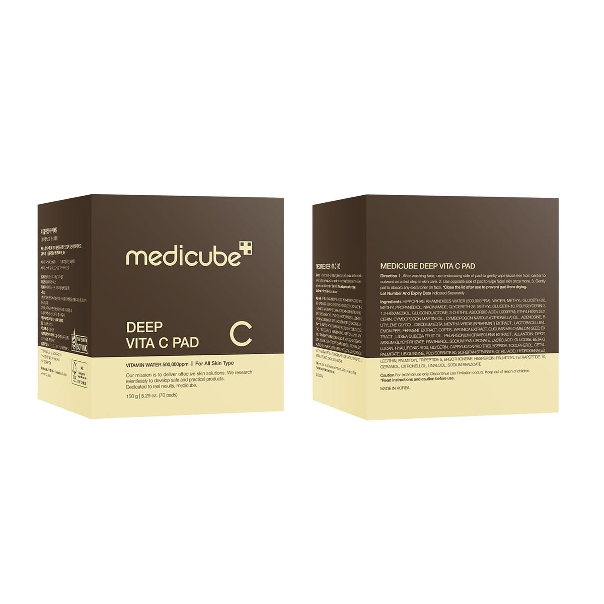 medicube Toner Pads Deep Vita C