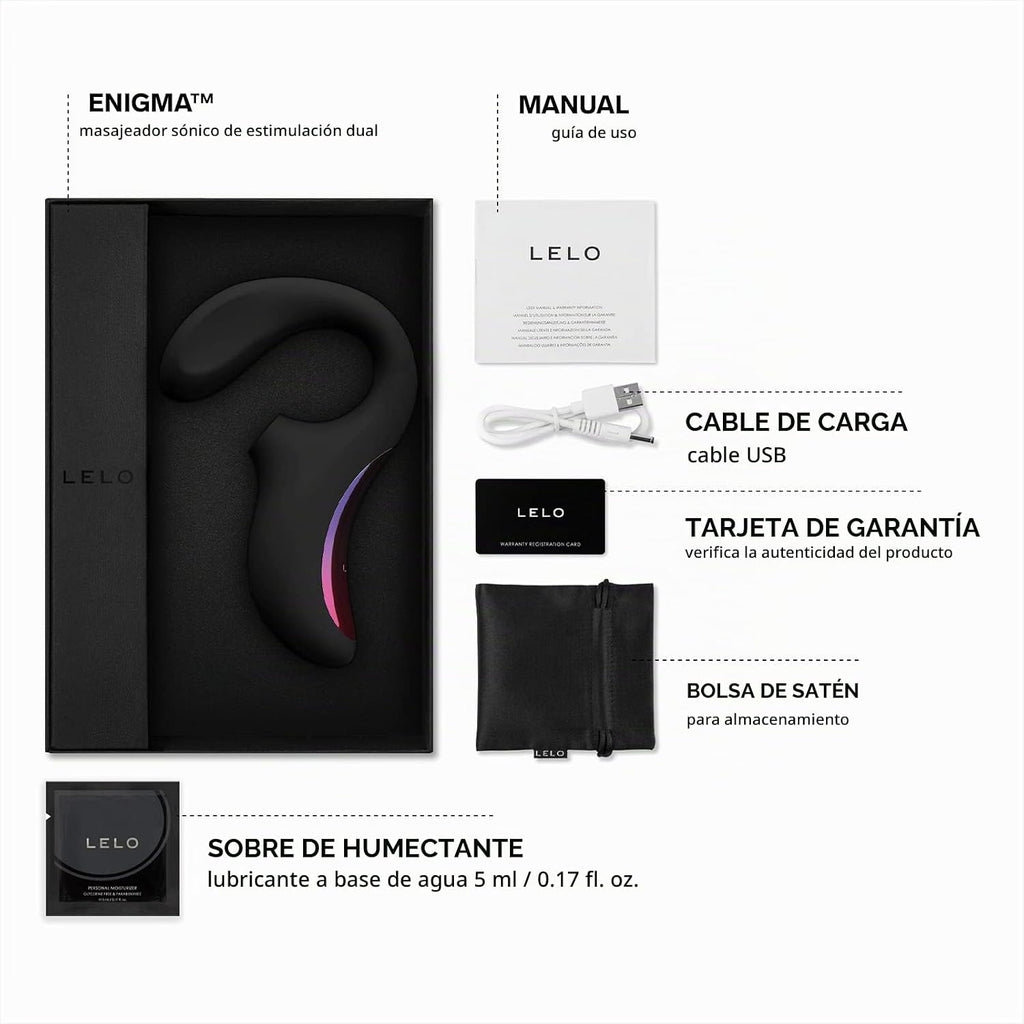 LELO Enigma Double Sonic Masajeador Femenino de Triple Estimulación...