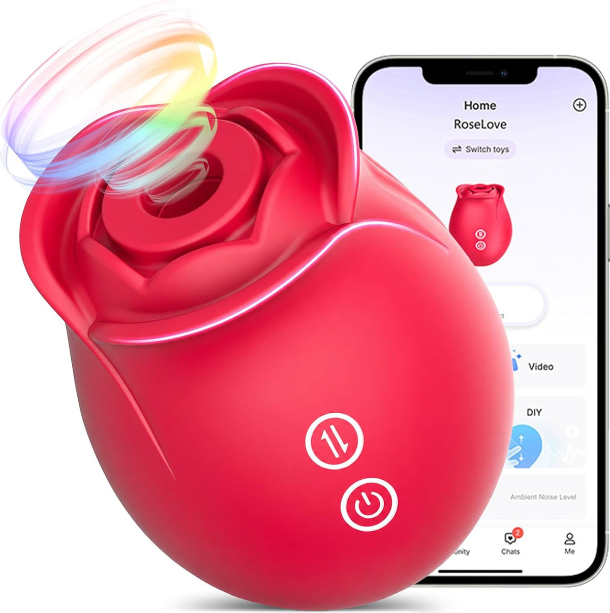 Rose Toy - Juguetes sexuales para mujer, vibrador, AI Sync para adu...