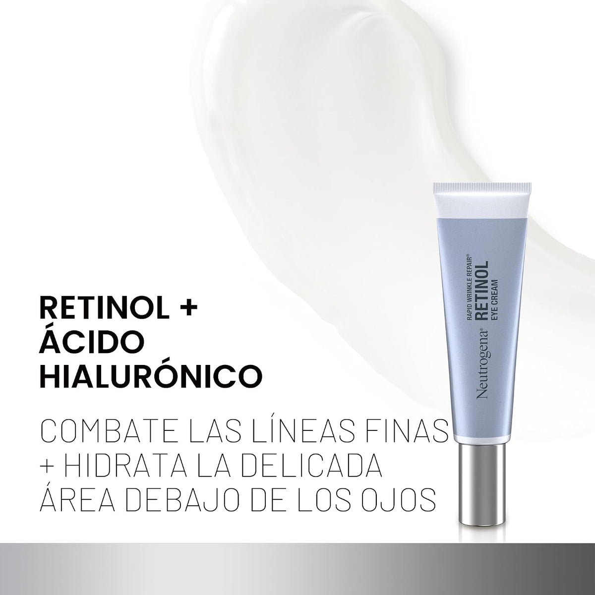 Corrección rápida de arrugas de ojos, Neutrogena, 0.5 onzas, Crema...