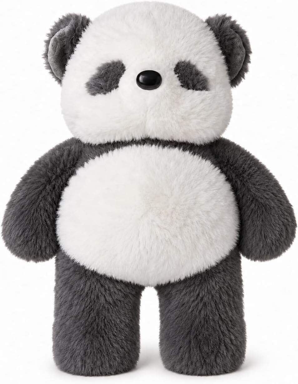 Aqushymallow Cow Peluche de panda para correr de 16 pulgadas, ideal...