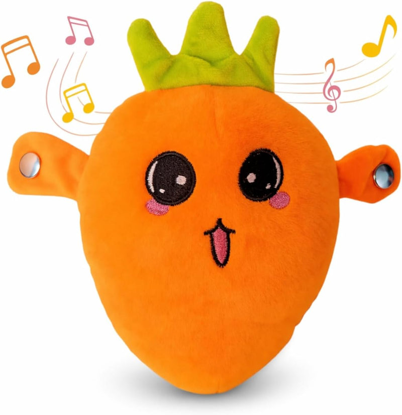 DoddyFun Juguetes sensoriales musicales, juego interactivo de peluc...