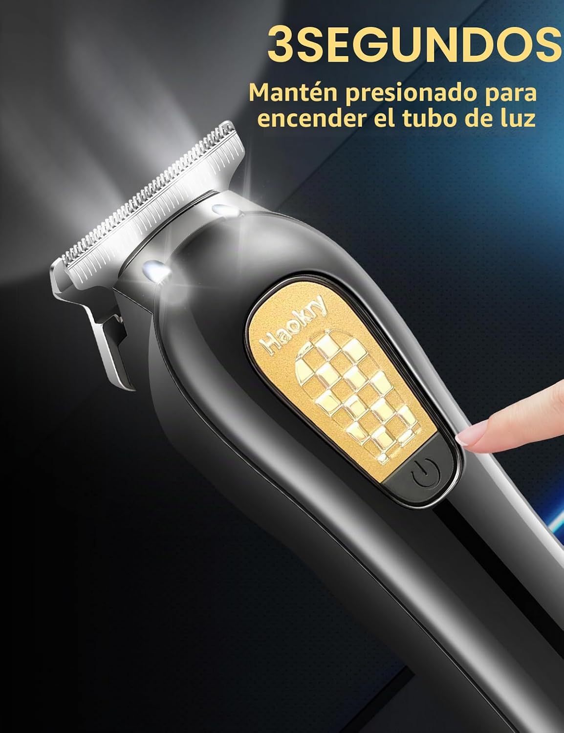 Haokry Cortadora de pelo y recortadora para hombres, juego de corta...