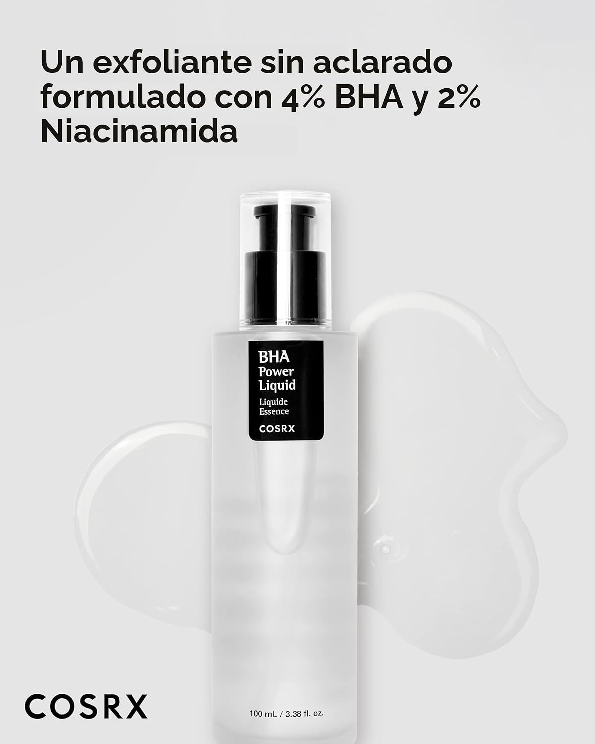 Líquido potente Cosrx BHA para puntos negros, 3.38 onzas líquidas |...