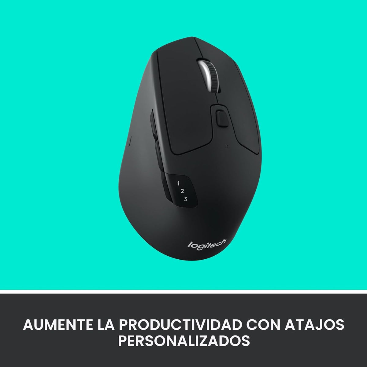 Logitech M720 Triathalon Ratón Inalámbrico De Tamaño Completo | Con...