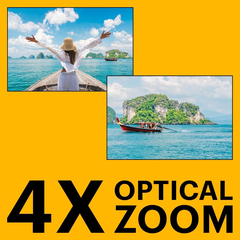 KODAK PIXPRO WPZ2 - Cámara digital impermeable de 16 MP, 49.2 ft, z...