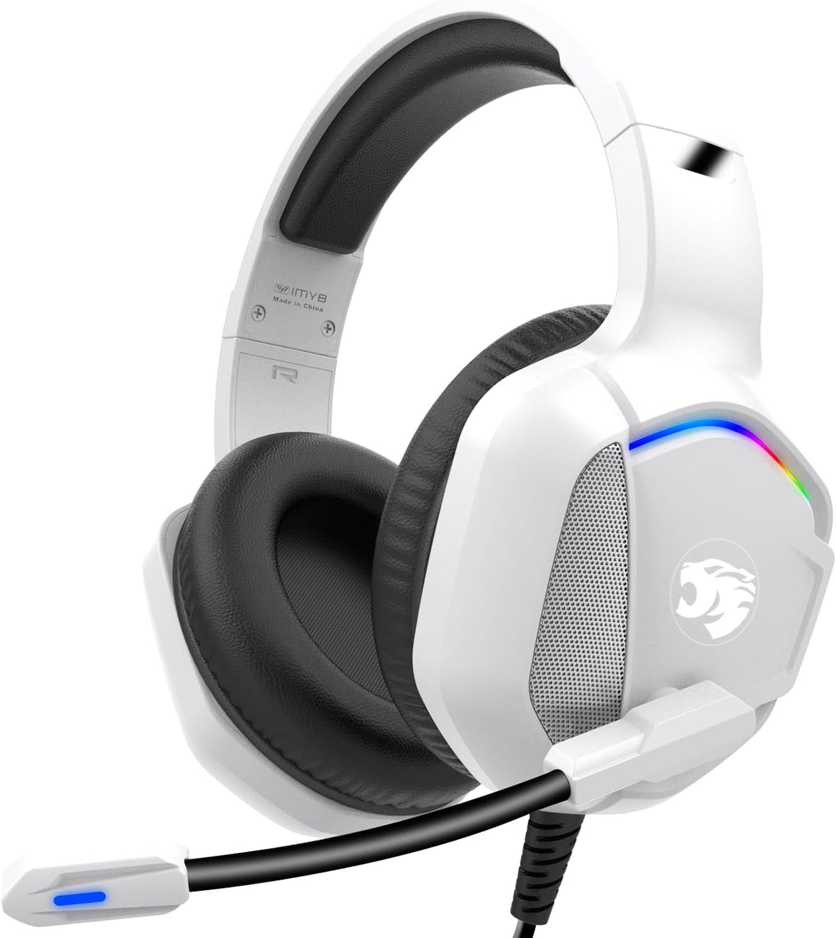 IMYB A36 Auriculares para juegos con micrófono estéreo para PC, PS5...