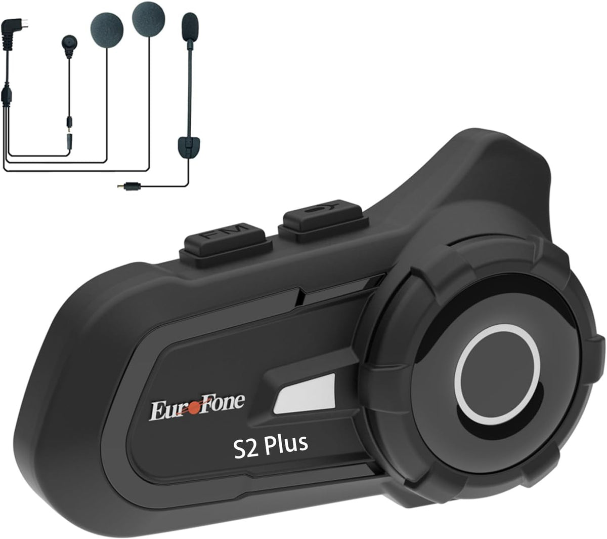 EuroFone S2 Plus - Auriculares Bluetooth para motocicleta, sistema...