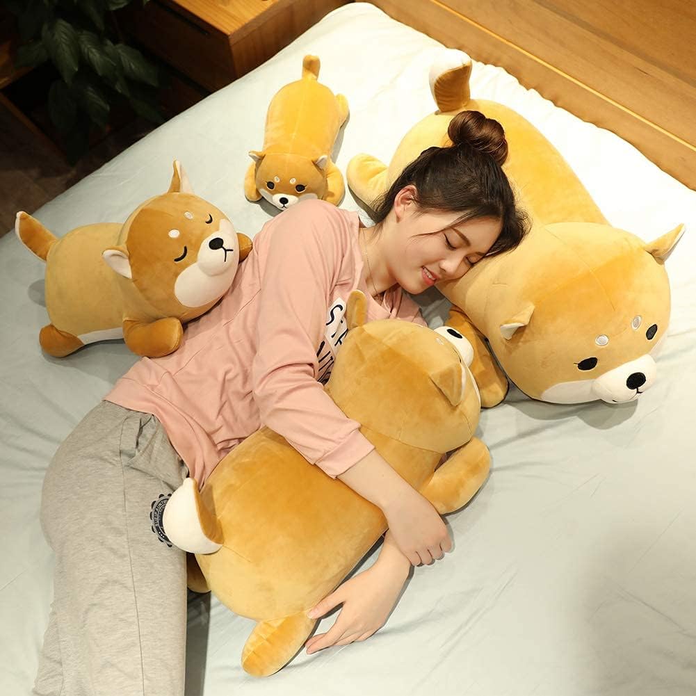 ERDAO Shiba Inu - Almohada de peluche, suave juguete de peluche de...