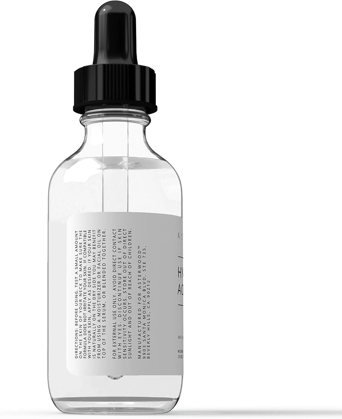 Asterwood Suero de ácido hialurónico puro para la cara, antienvejec...