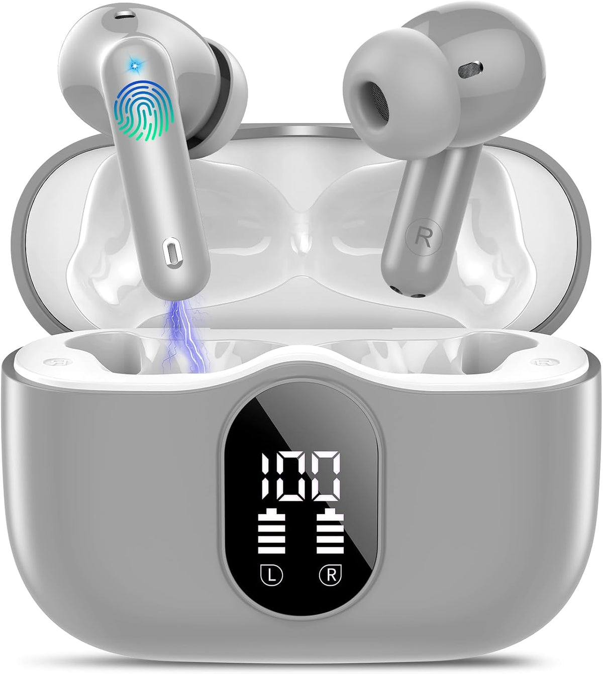 Auriculares inalámbricos con Bluetooth, auriculares estéreo de alta...