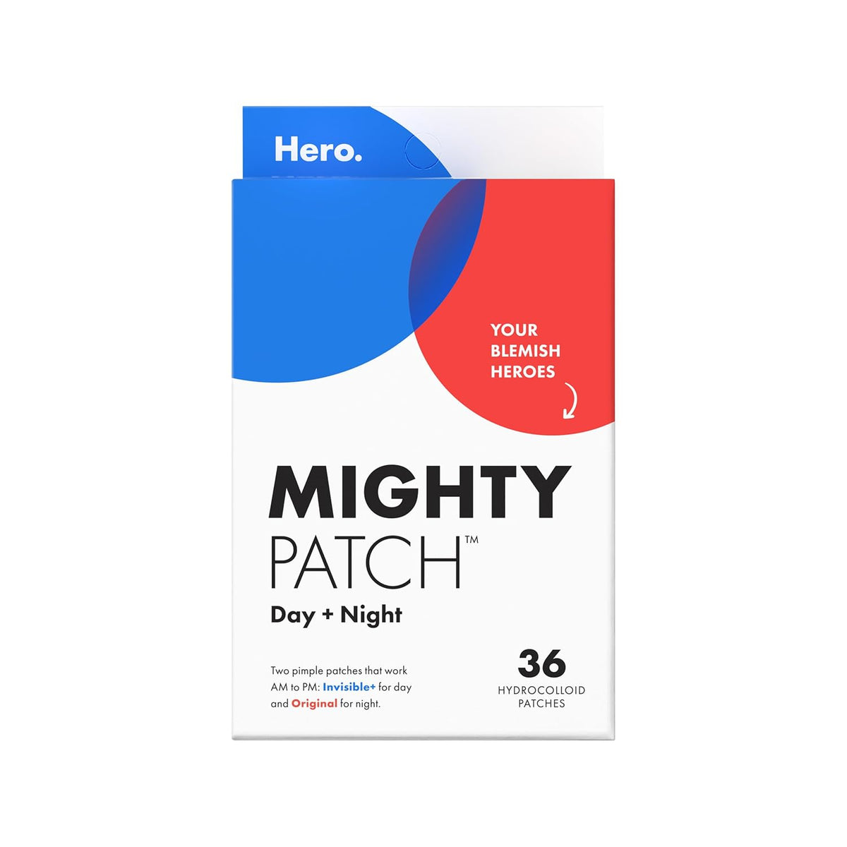 Mighty Patch Hero Cosmetics - Parches para espinillas para acné de...