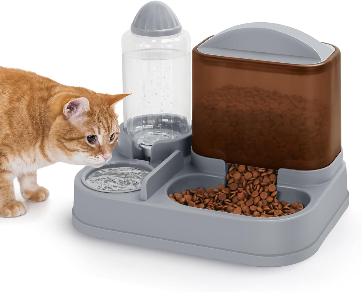 Yummy Sam Comedero automático para mascotas pequeñas y dispensador...