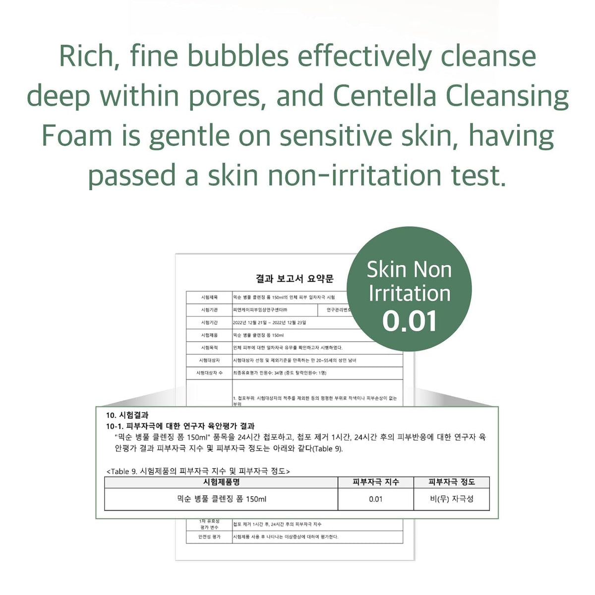 mixsoon Centella - Jabón facial de espuma limpiadora con cica, limp...