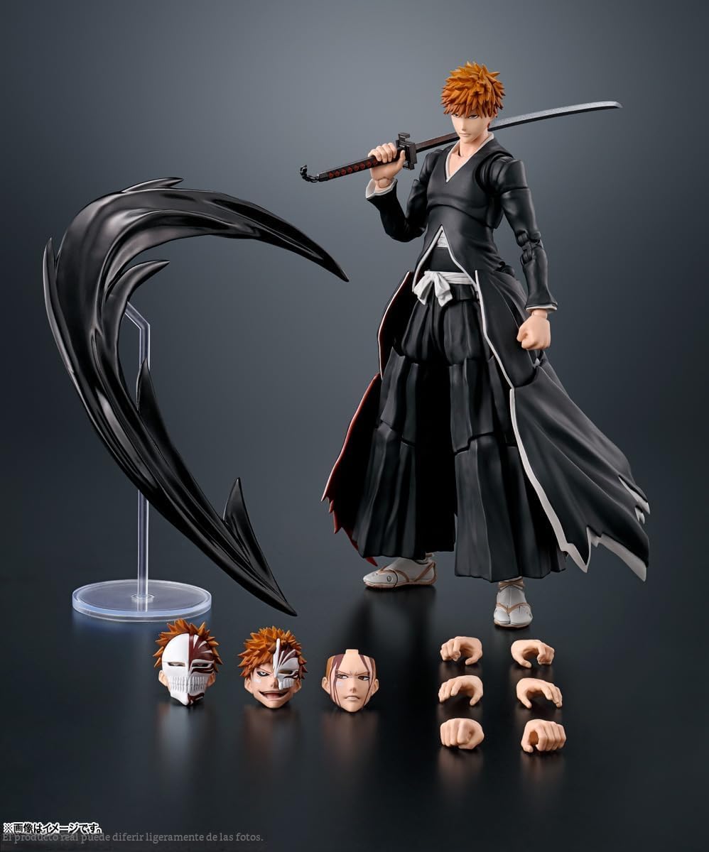 NACIONES TAMASHII - Bleach - Ichigo Kurosaki -Getsugatensho- S.H.Fi...