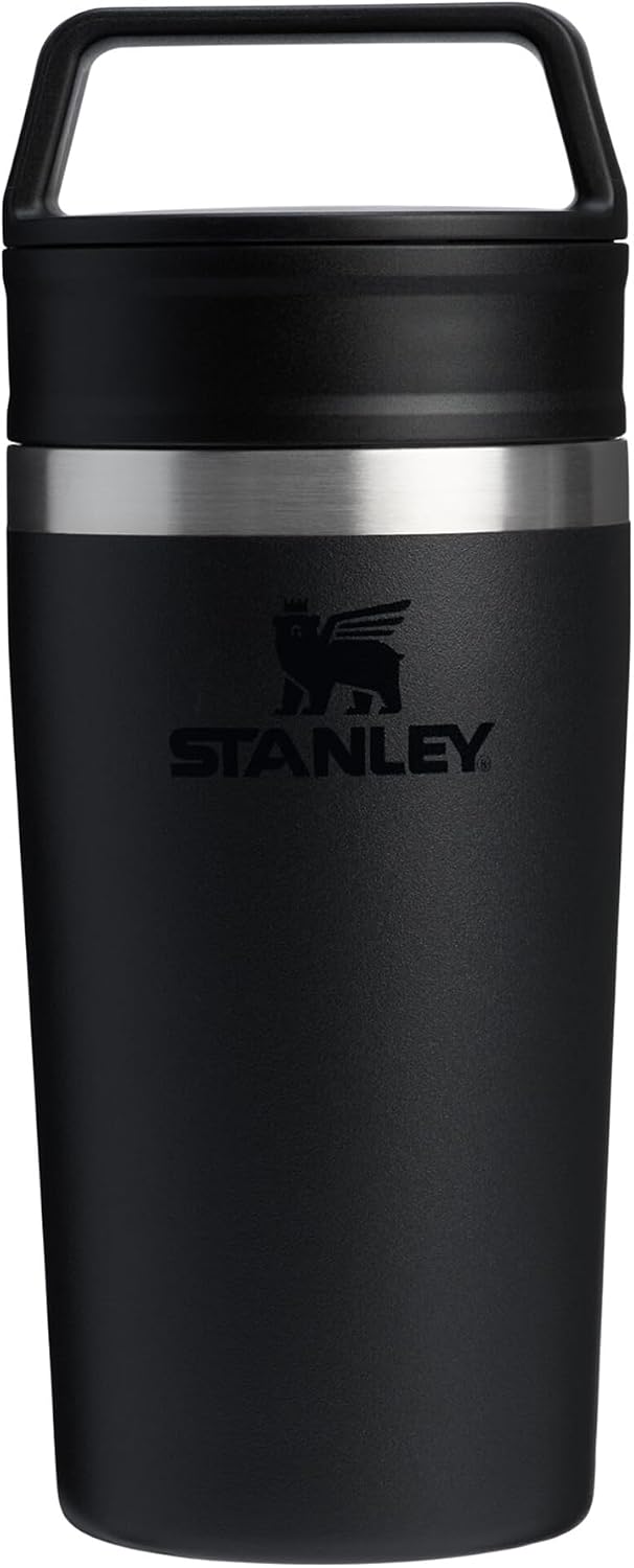 STANLEY 1913 Café to-Go Taza De Viaje 0.35L - Negro | Mantiene 4 ho...