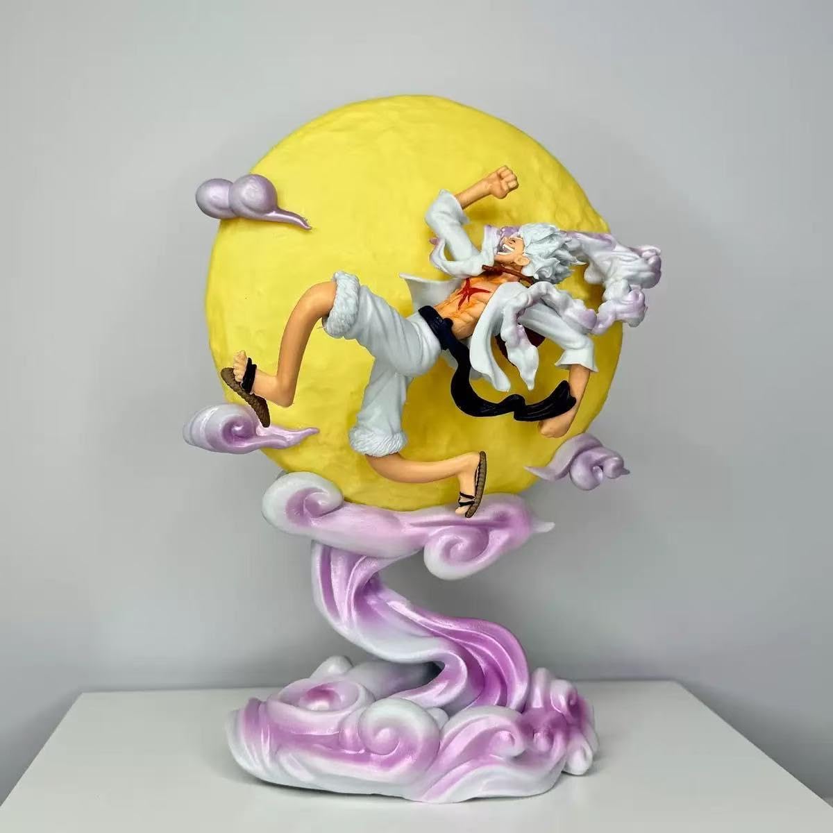 CBKSUHBADE Figura de anime de una pieza, forma de Luffy Nika, versi...