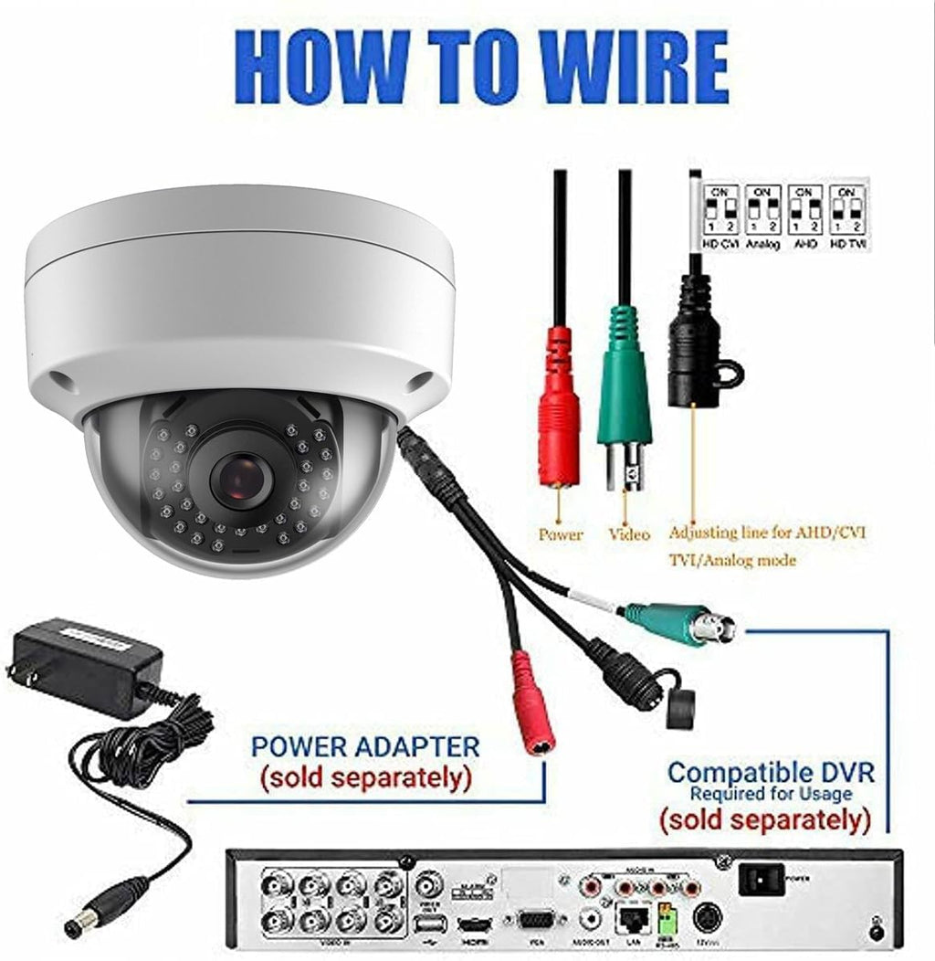 Real HD 4MP Analógica coaxial domo TVI CVI cámara de vigilancia de...