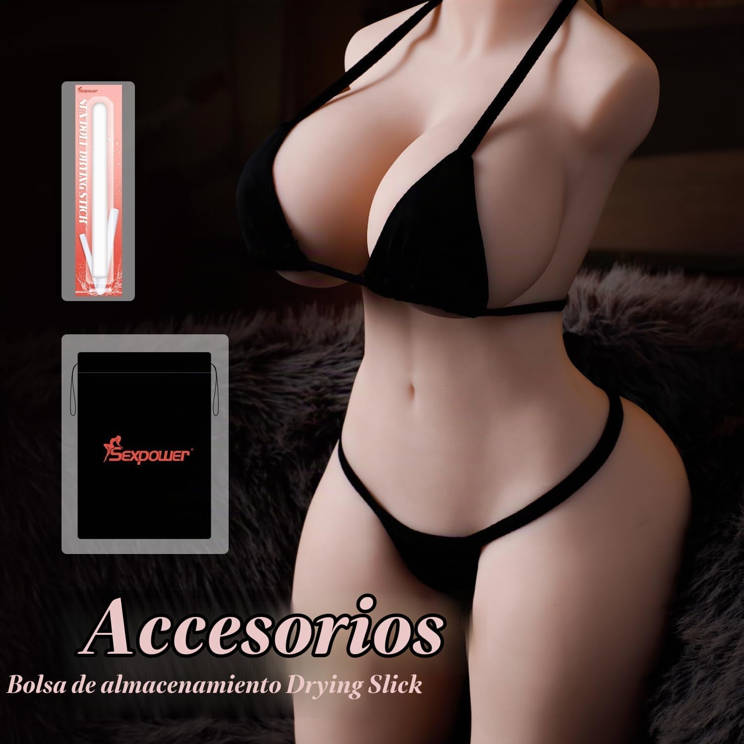 Sexpower Muñecas sexuales de 11 libras para hombres, juguetes mascu...