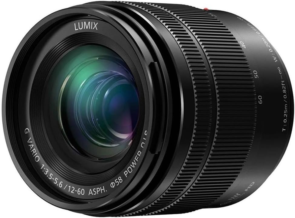 PANASONIC LENTE LUMIX G VARIO, 12-60MM, F3.5-5.6 ASPH., SIN ESPEJO...