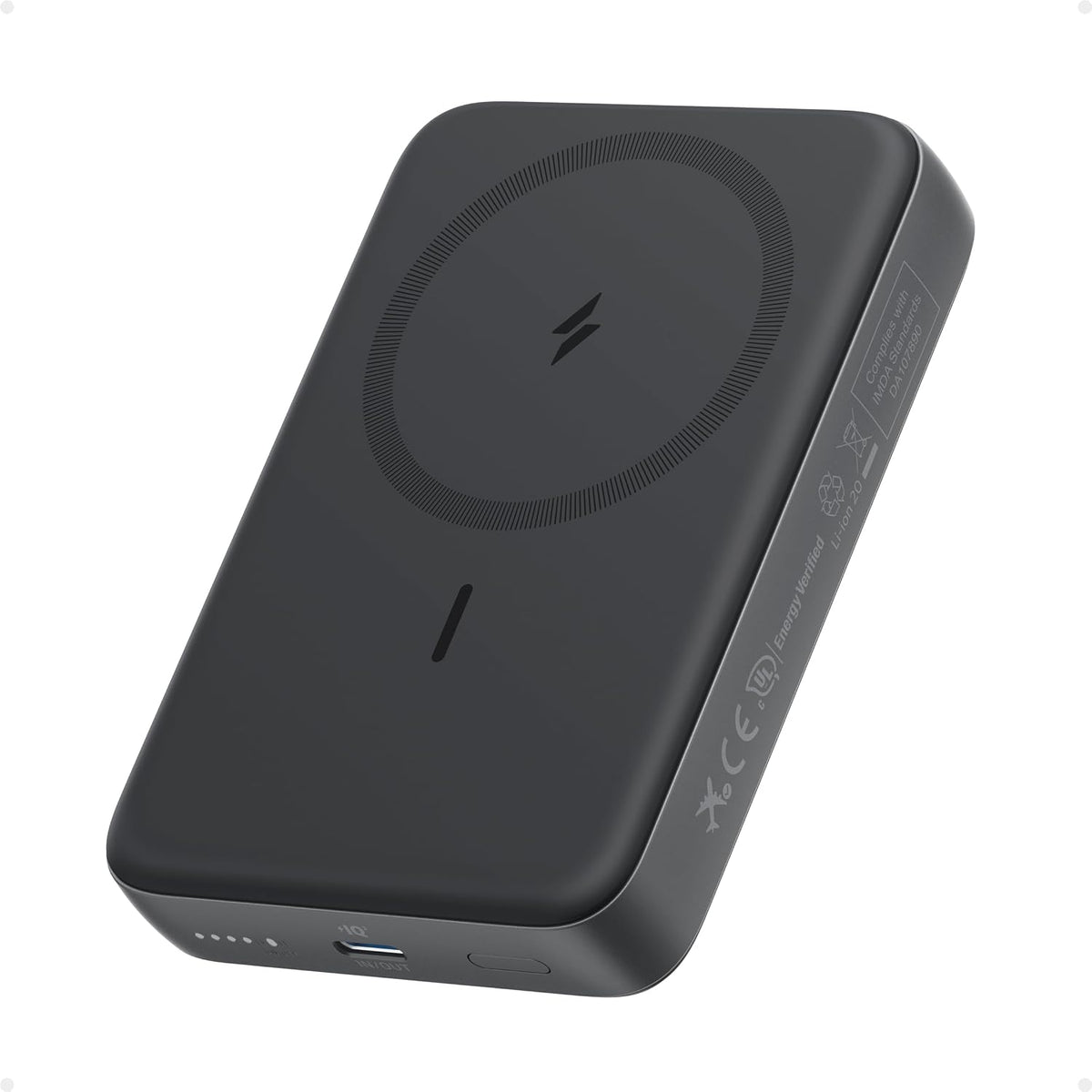 Anker Zolo - Banco de energía magnético, cargador portátil Magsafe...