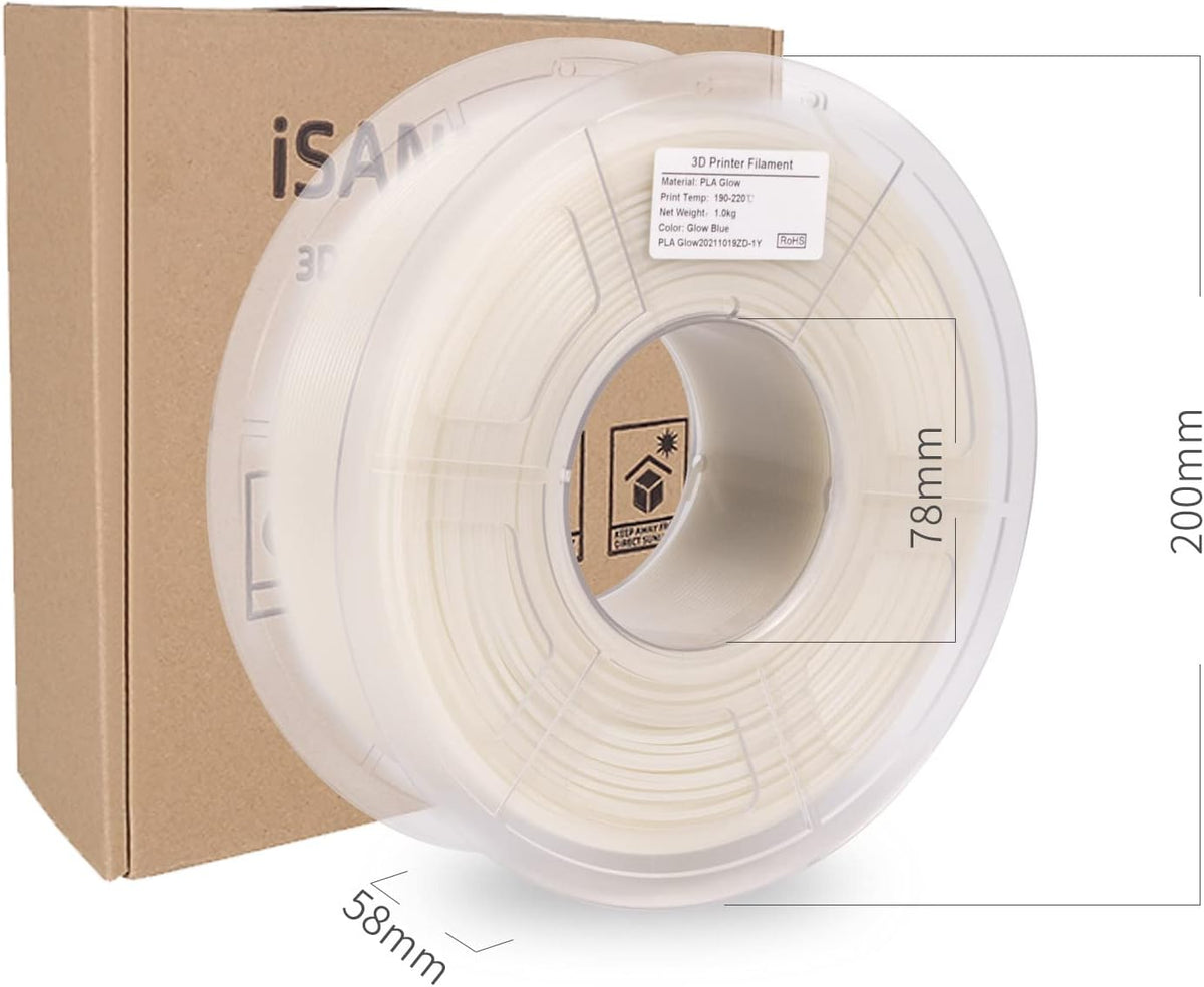 iSANMATE - Filamento de impresora 3D, filamento de ácido poliláctic...