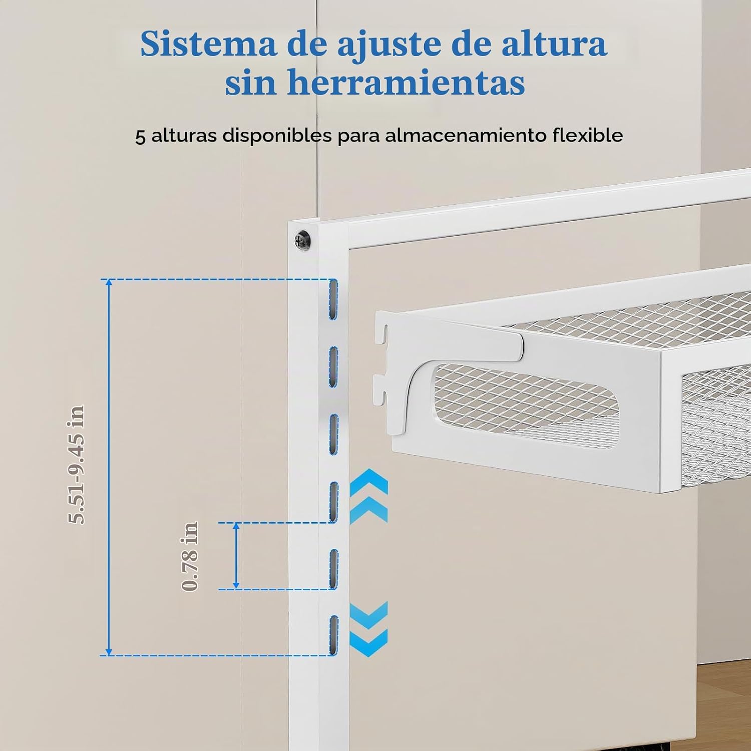 Petiza Organizador de Metal para Debajo del Fregadero, Organizador...
