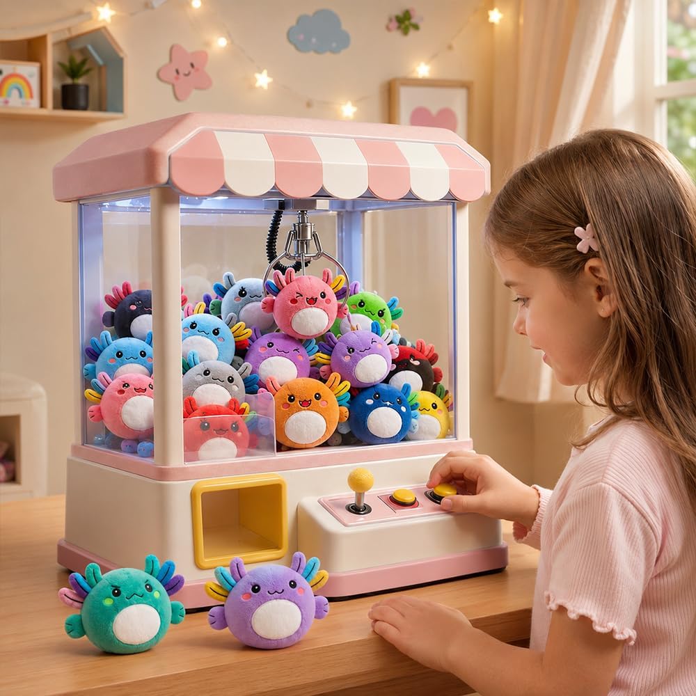 YUJUN 24 piezas de juguete de peluche para niños, juguete de ajolot...