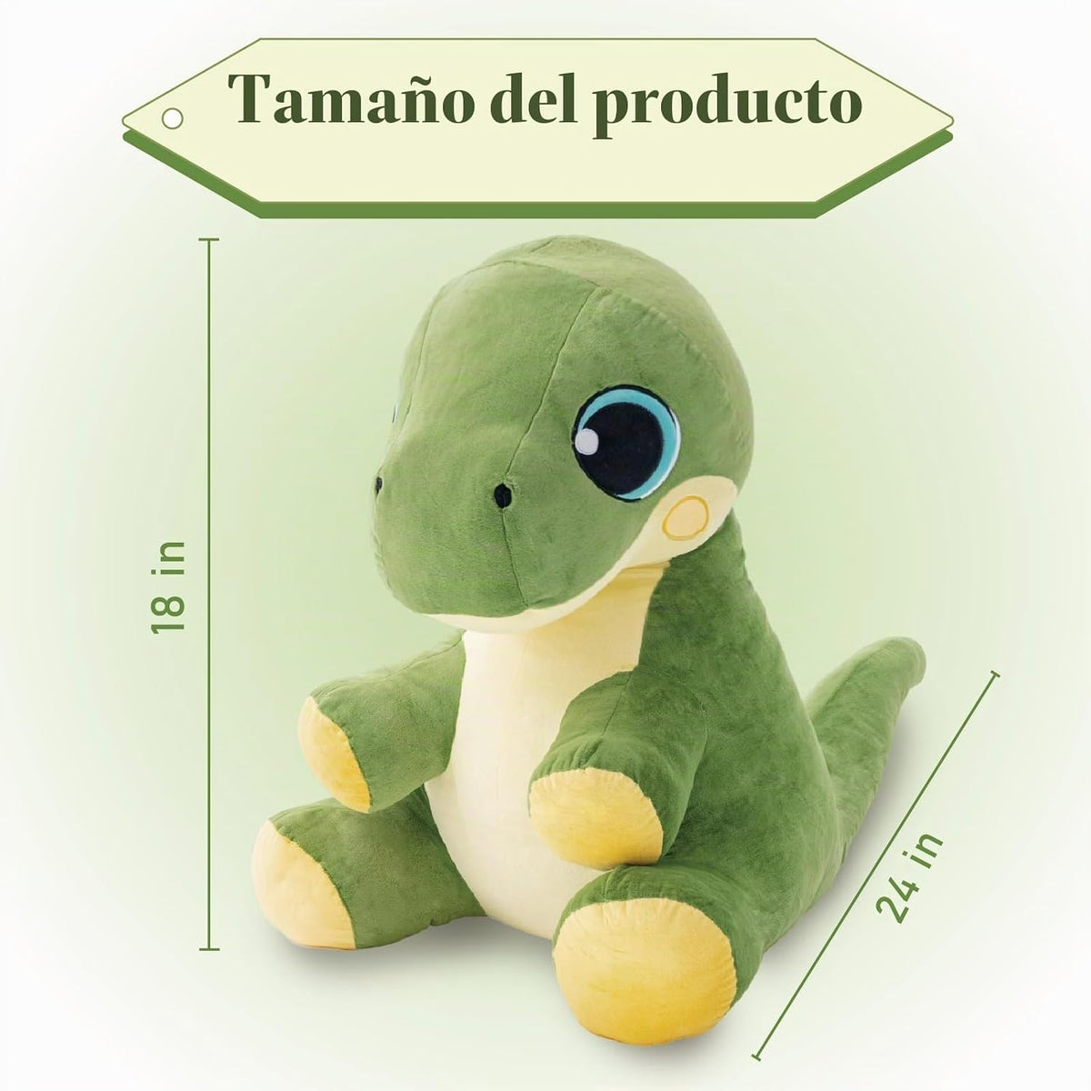 Jrystar Animal de Peluche de Dinosaurio con Peso, Juguetes de Peluc...