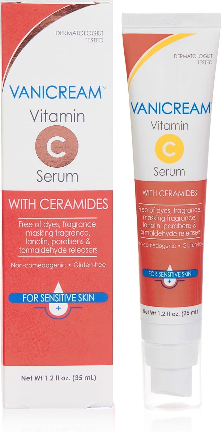 Vanicream Suero de vitamina C, 1.2 onzas líquidas, formulado sin ir...