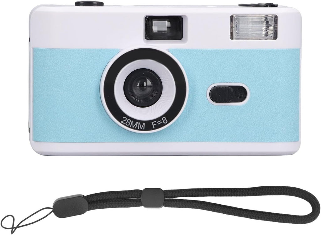 GOWENIC Cámara de película desechable de 1.378 in, cámara retro vin...