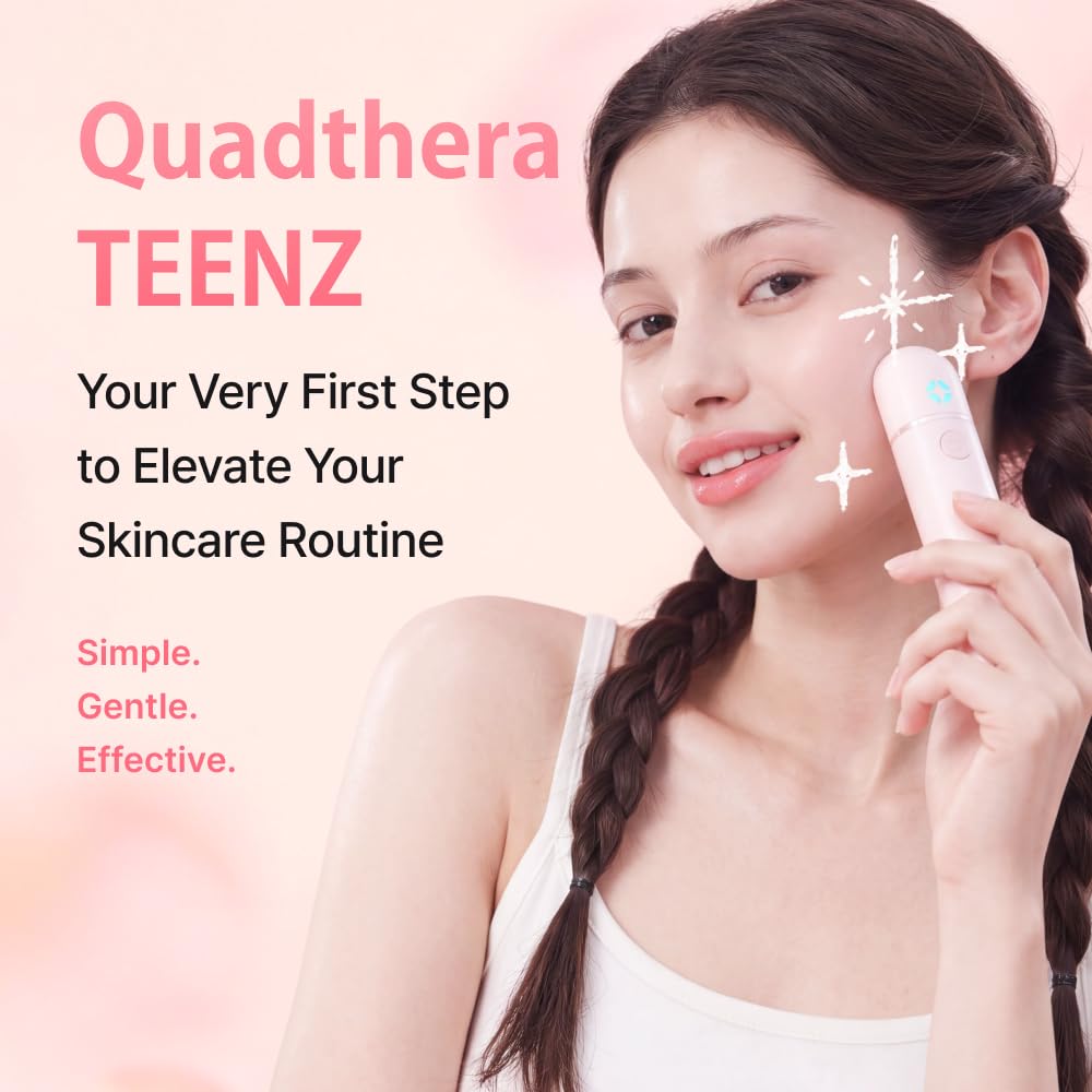Quadthera Teenz Masajeador de belleza facial con 3 modos de cuidado...