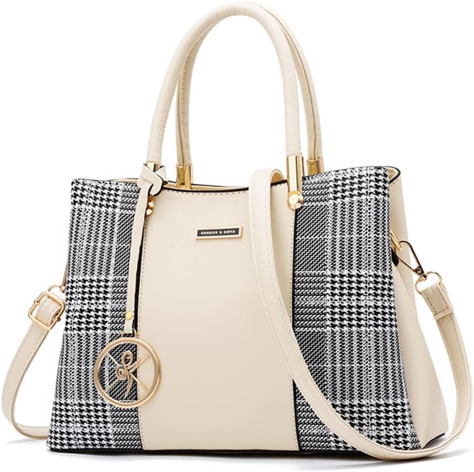 KURGOOL Bolsos y bolsos de mano para mujer, bolso de hombro con asa...