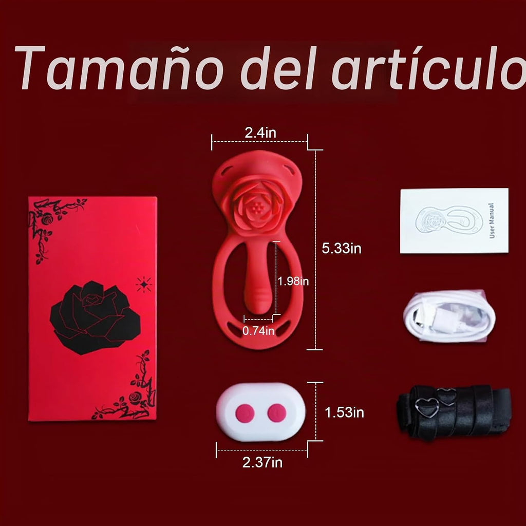 Vibrador de dedo con herramienta para adultos Rose para mujeres, mi...