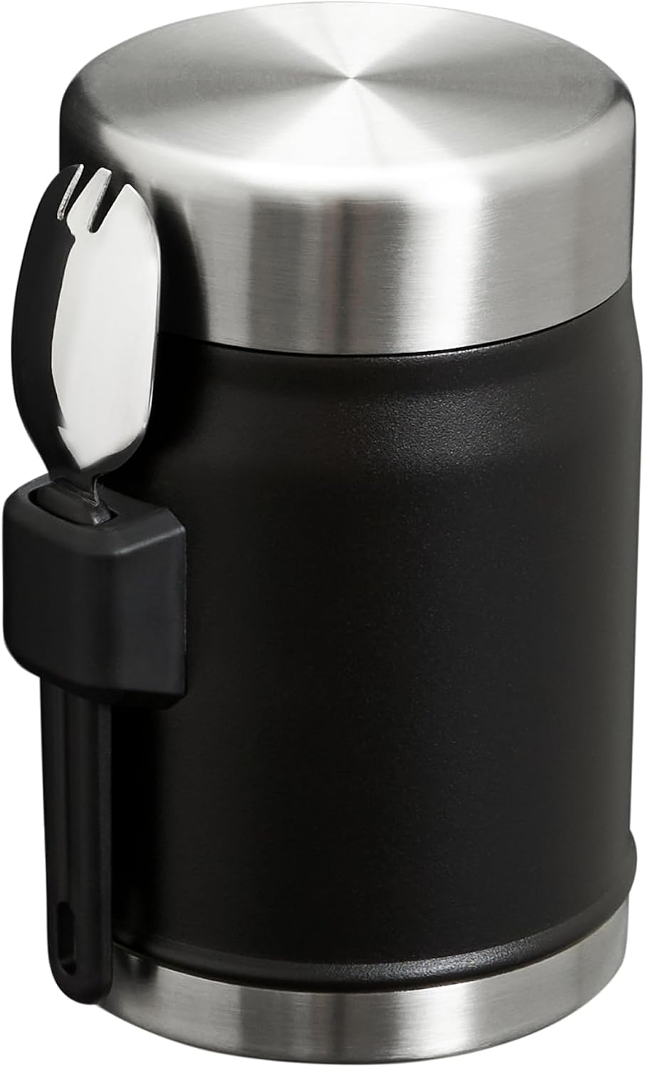 STANLEY 1913 Tarro de comida clásico con tenedor 0,4 L - Negro | Ma...