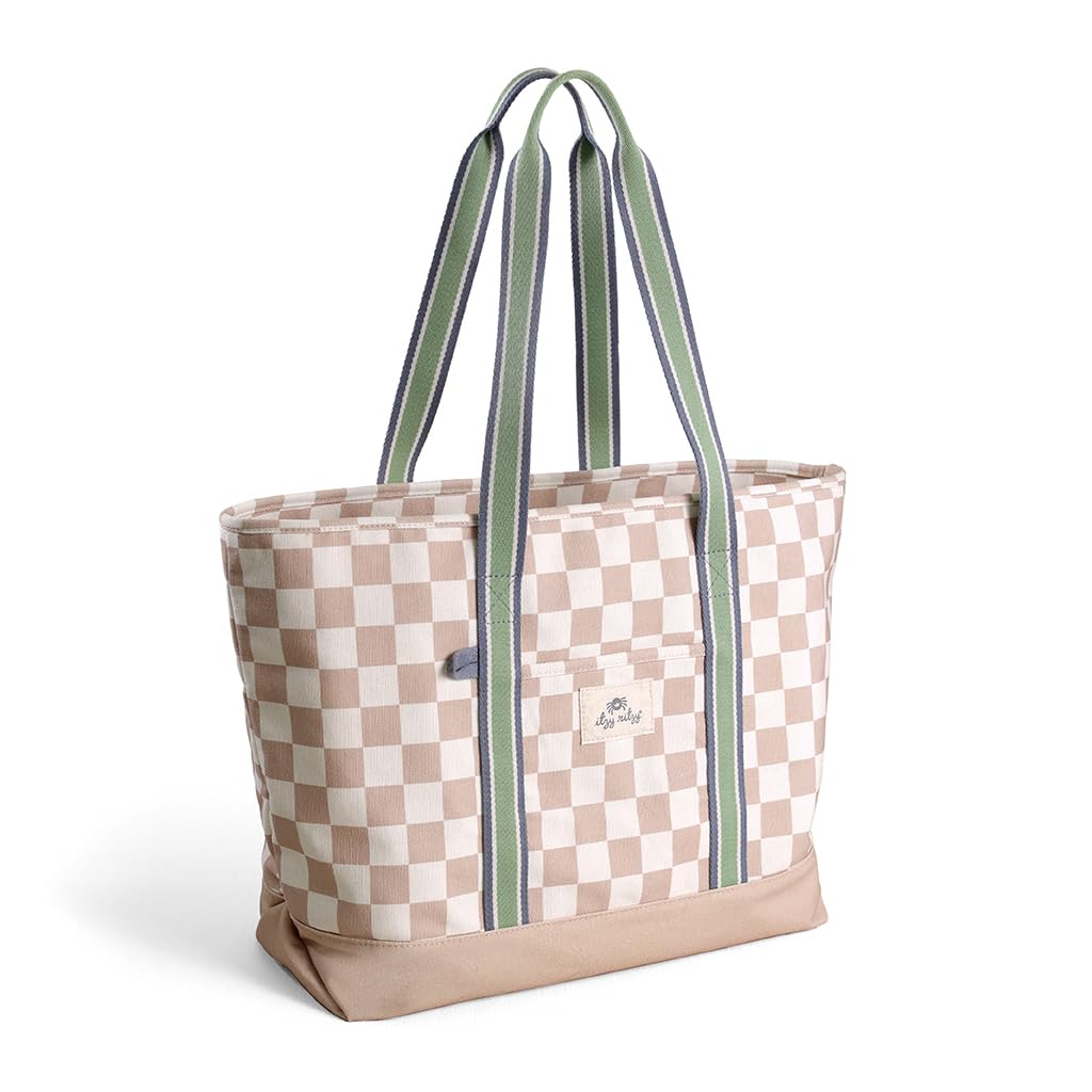 Itzy Ritzy Bolsa de lona Mome con cierre de cremallera y 4 bolsillo...
