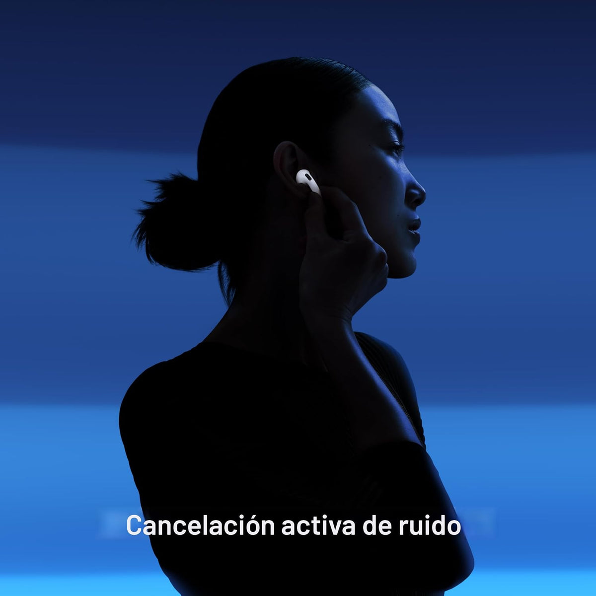 Auriculares inalámbricos Apple AirPods 4 con cancelación activa de...