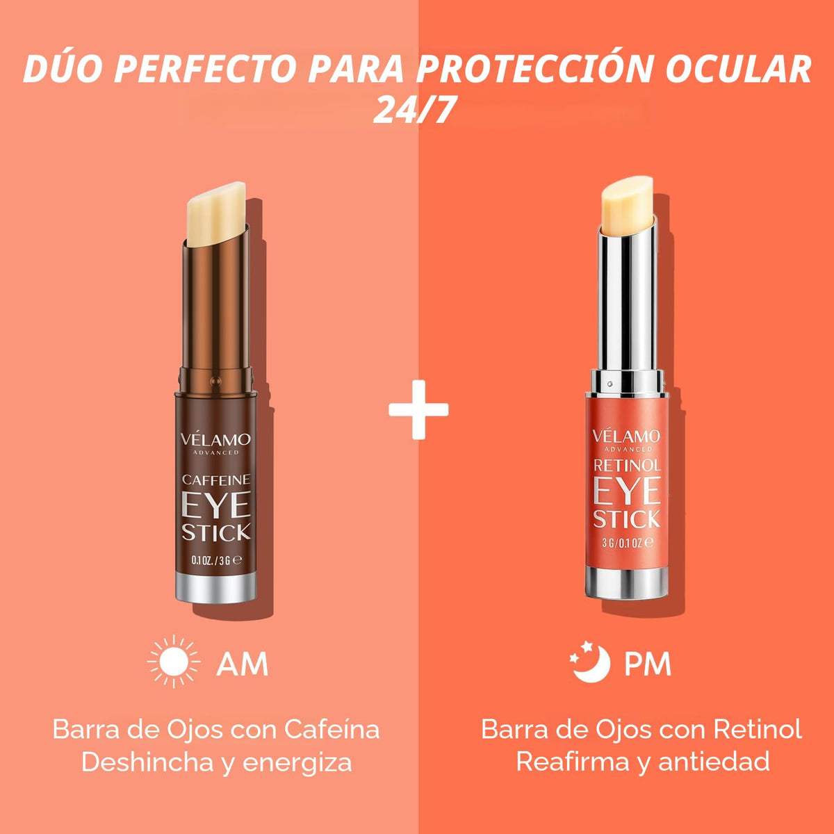 VELAMO ADVANCED Retinol Eye Stick: bálsamo renovador y reafirmante...
