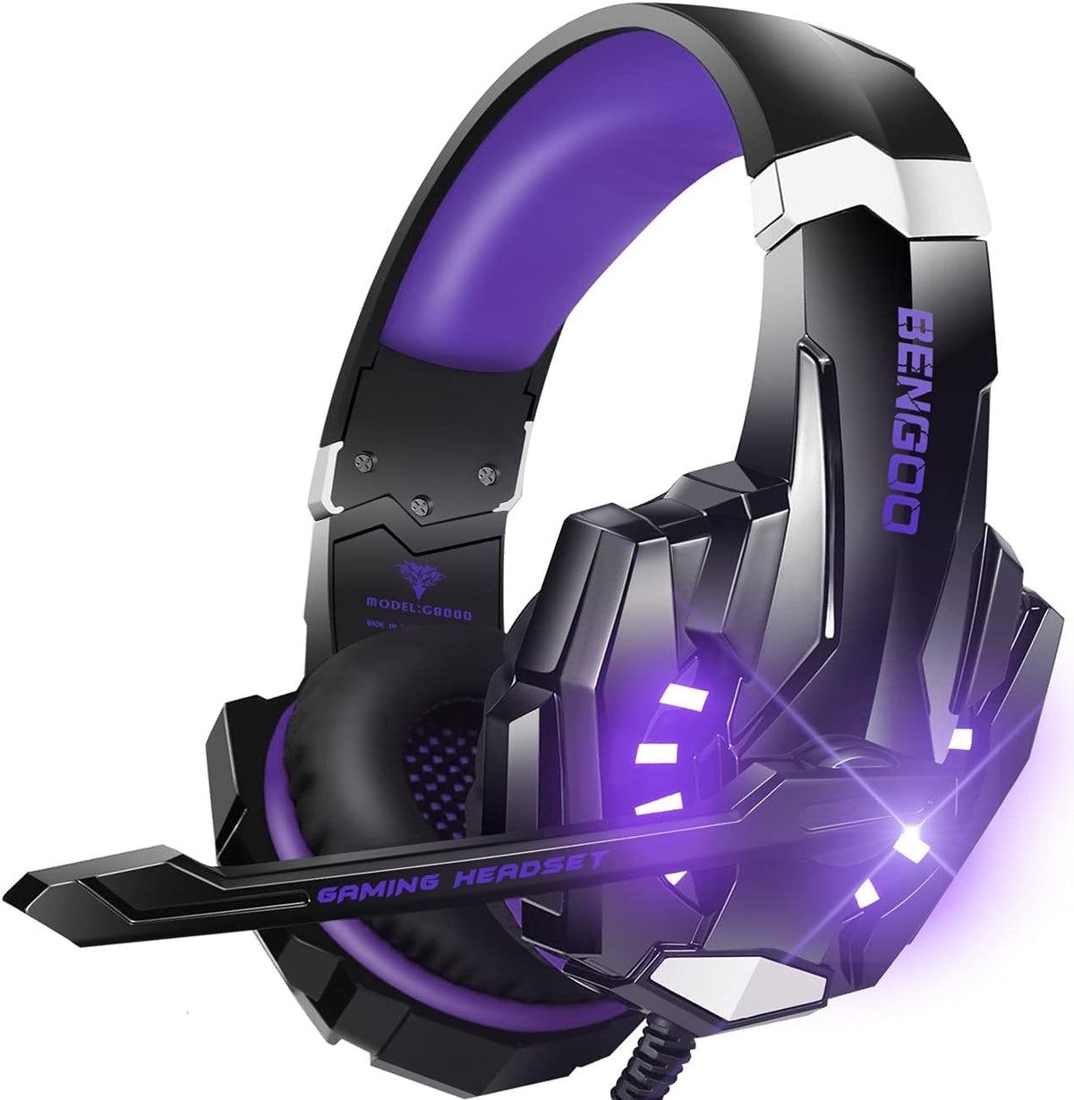 BENGOO G9000 Auriculares estéreo para juegos para PS5, PS4, PC, con...