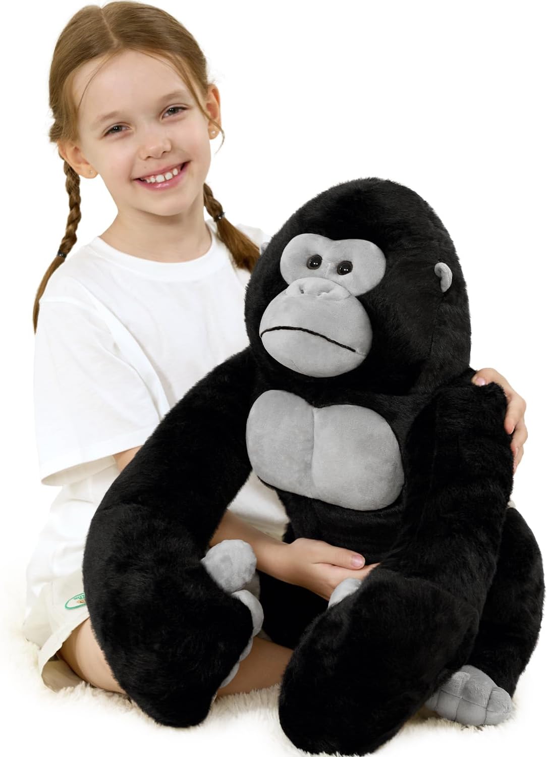 MaoGoLan Big Gorilla - Animal de peluche gigante de 23.6 pulgadas,...