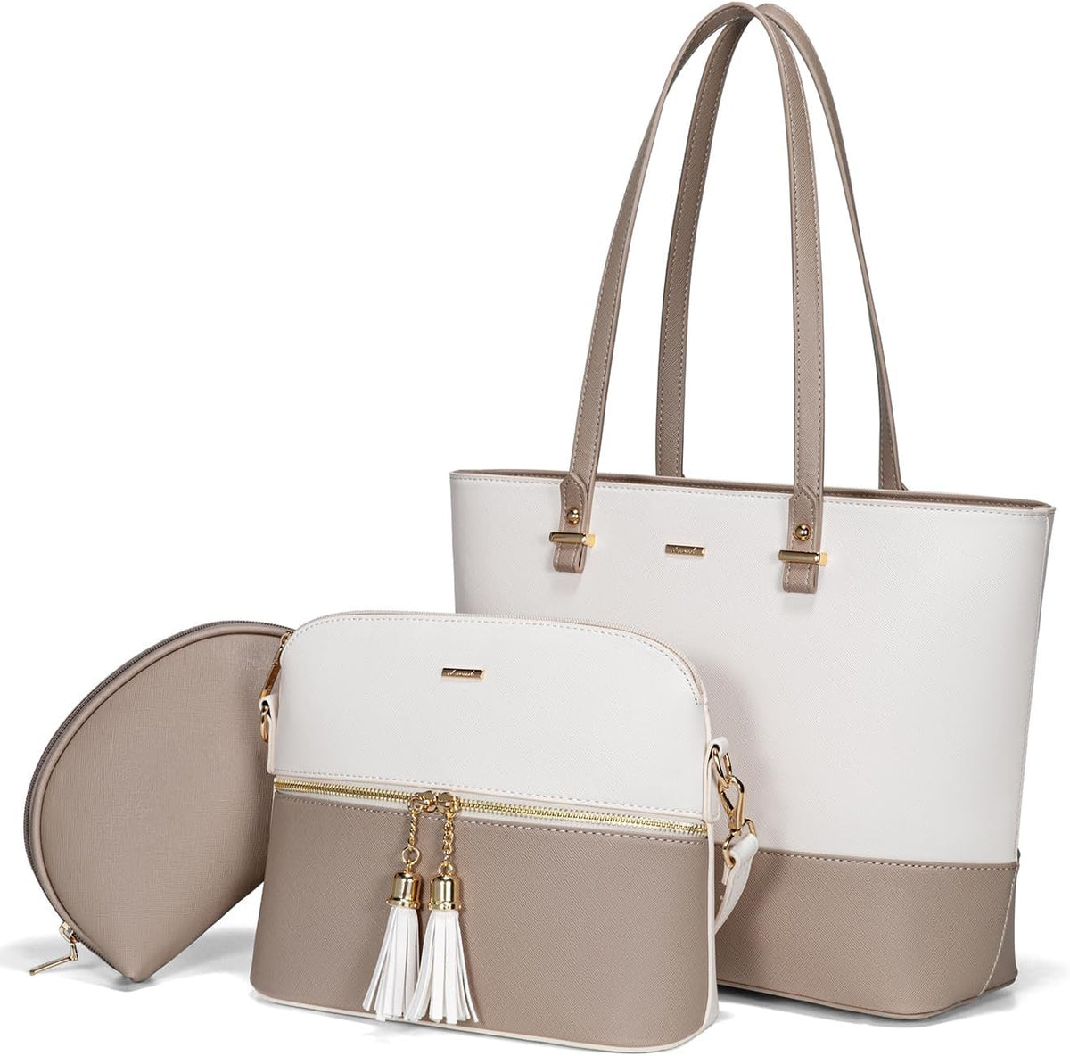 LOVEVOOK Bolsos de mano para mujeres, bolsos de hombro, bolso tote,...