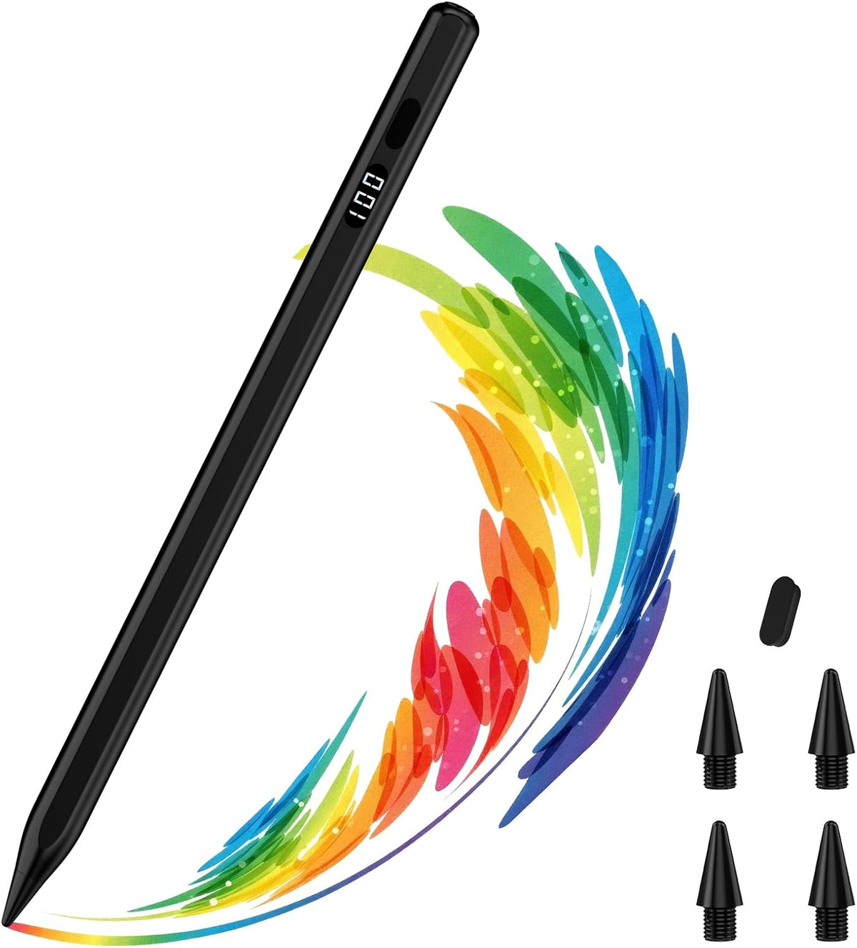 MoKo Stylus Pen para iPad 2018-2026, lápiz de carga USB-C con panta...