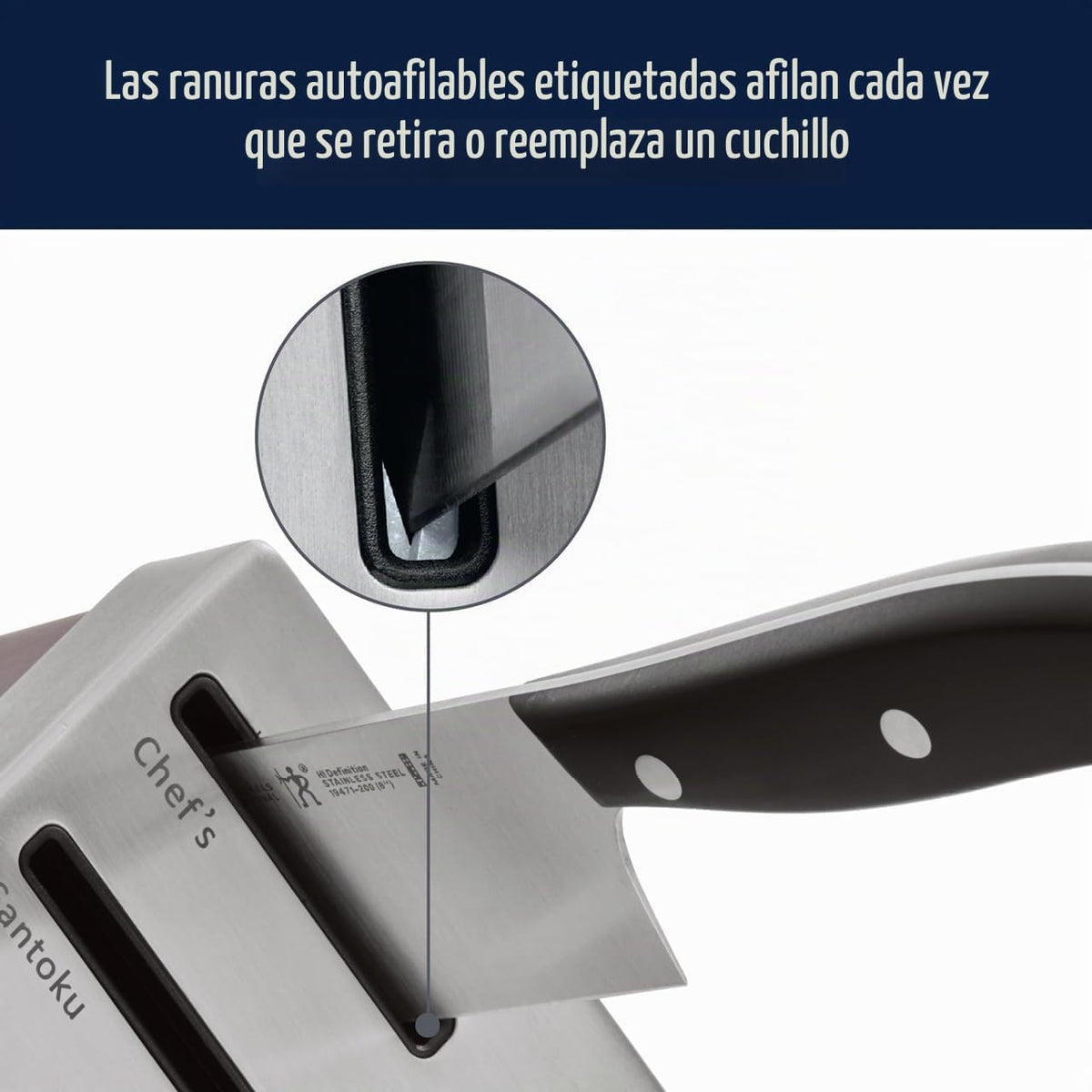HENCKELS Statement Razor-Sharp - Juego de 14 cuchillos autoafilable...