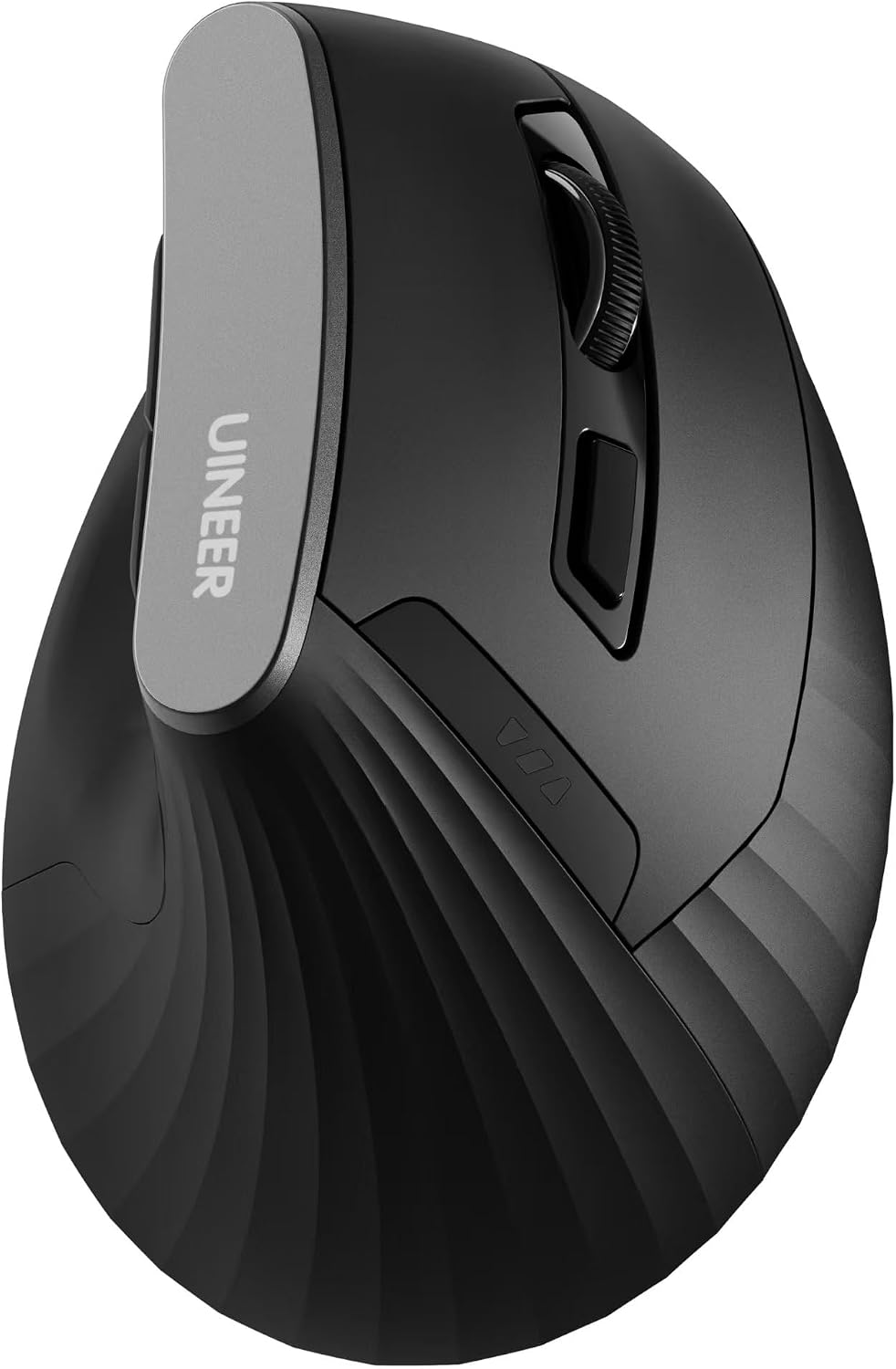 Uineer Ratón ergonómico vertical, inalámbrico de tres modos, duraci...