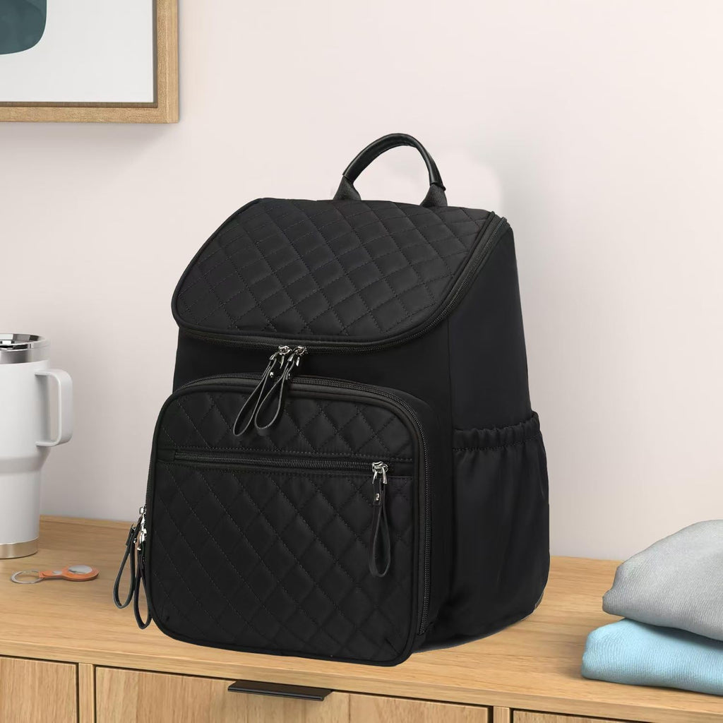 LORADI Mochila ligera para pañales, mediana | Clips para cochecito,...