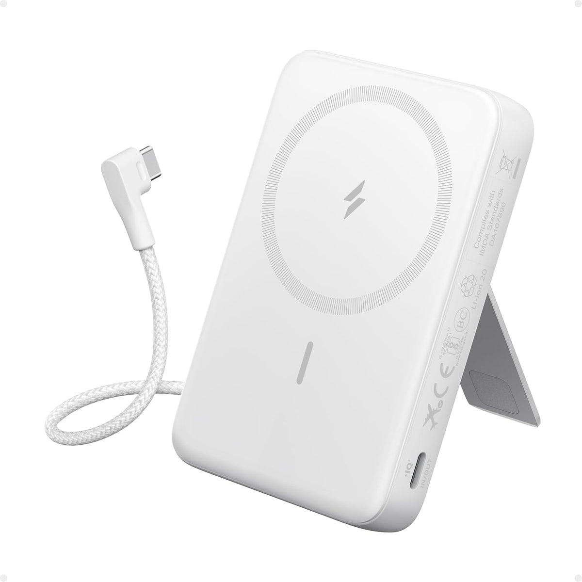 Anker Zolo - Banco de energía magnético, cargador portátil Magsafe...