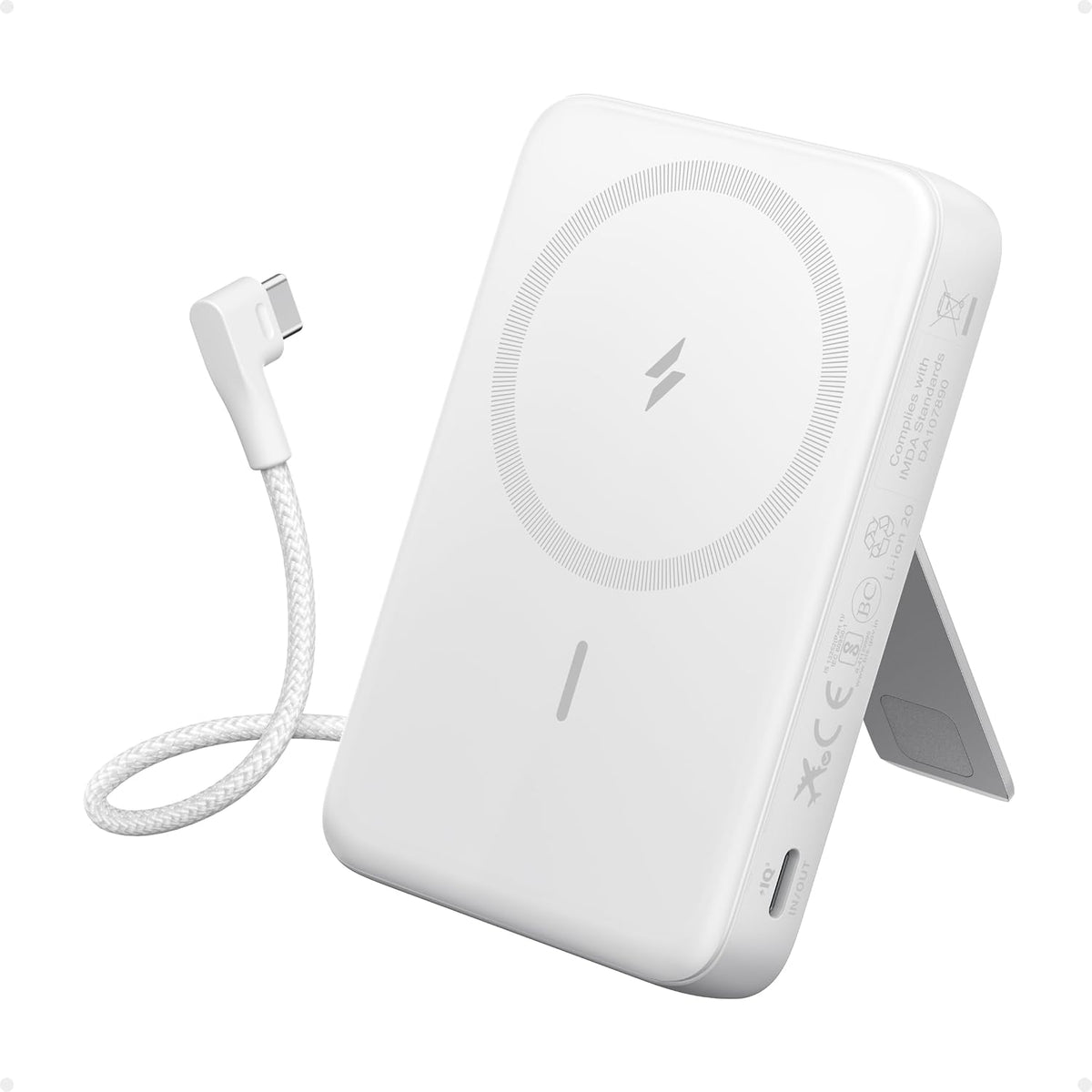 Anker Zolo - Banco de energía magnético, cargador portátil Magsafe...