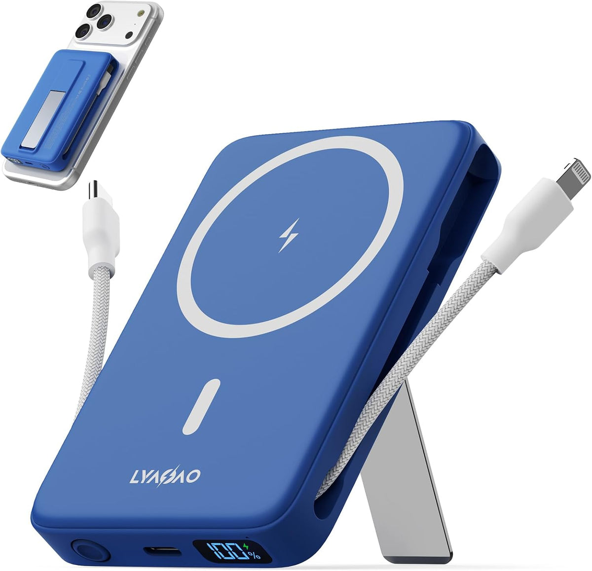 Cargador portátil magnético 10000mAh, banco de energía 22.5W con ca...