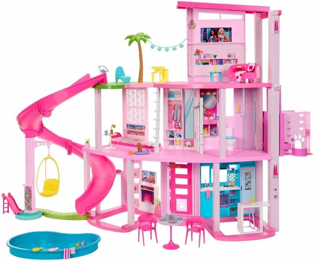 Barbie Juego de casa de muñecas Dreamhouse y accesorios temáticos |...